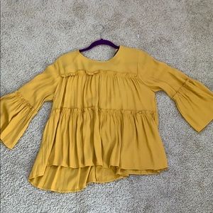 Yellow blouse